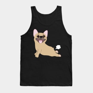 French bulldog yoga pose and little fartfart Tank Top